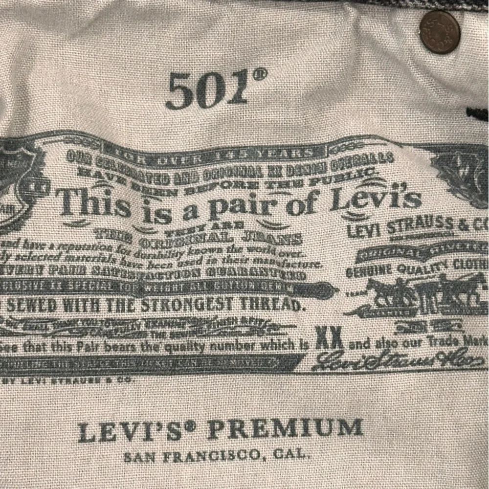 Levi’s 501 Cutoff Jean Shorts High Rise Denim Black Size 27 Festival Summer Chic